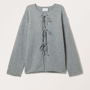 Monkl Knitted Tie Cardigan